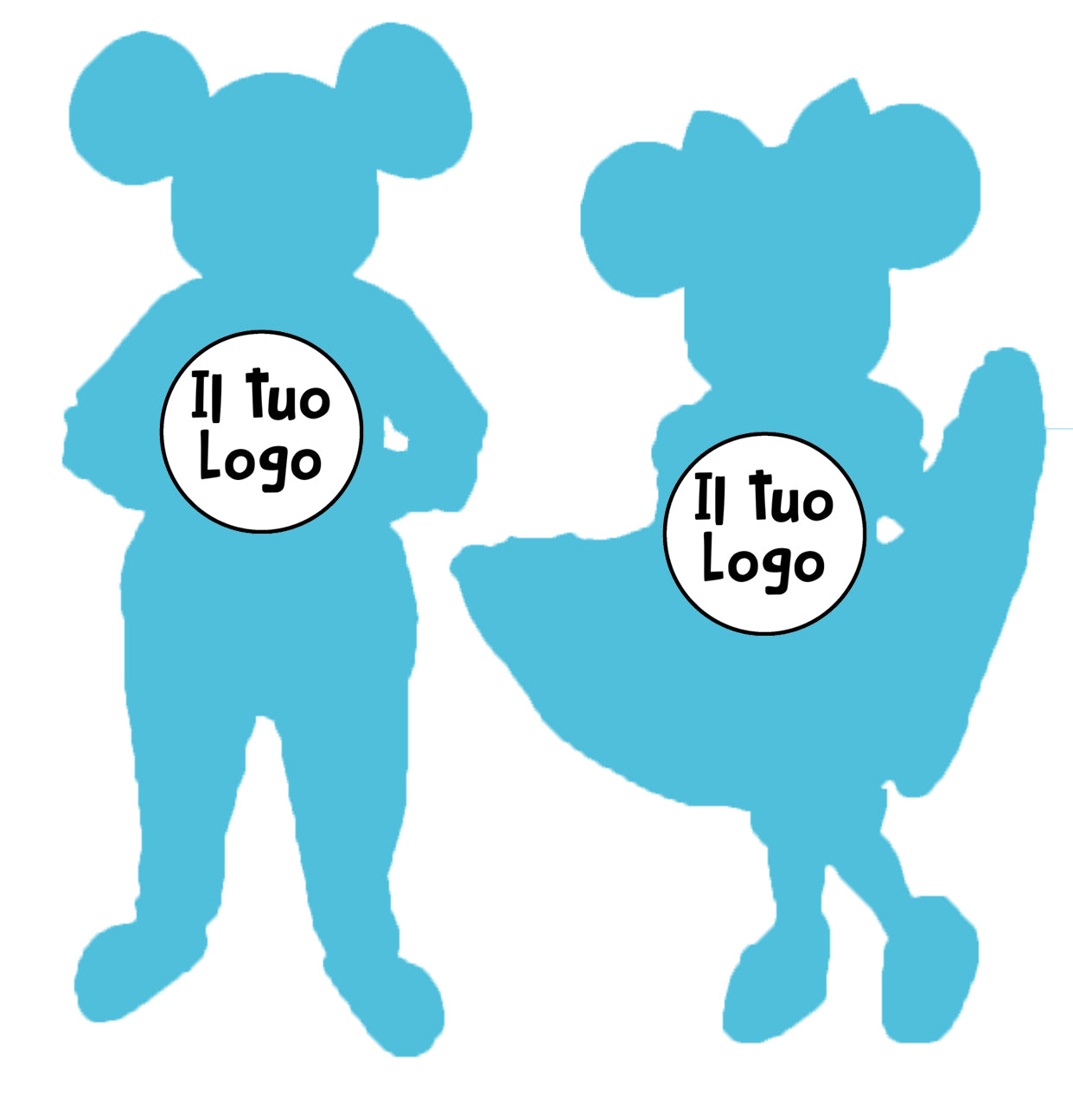 Mascotte Deluxe personalizzata
