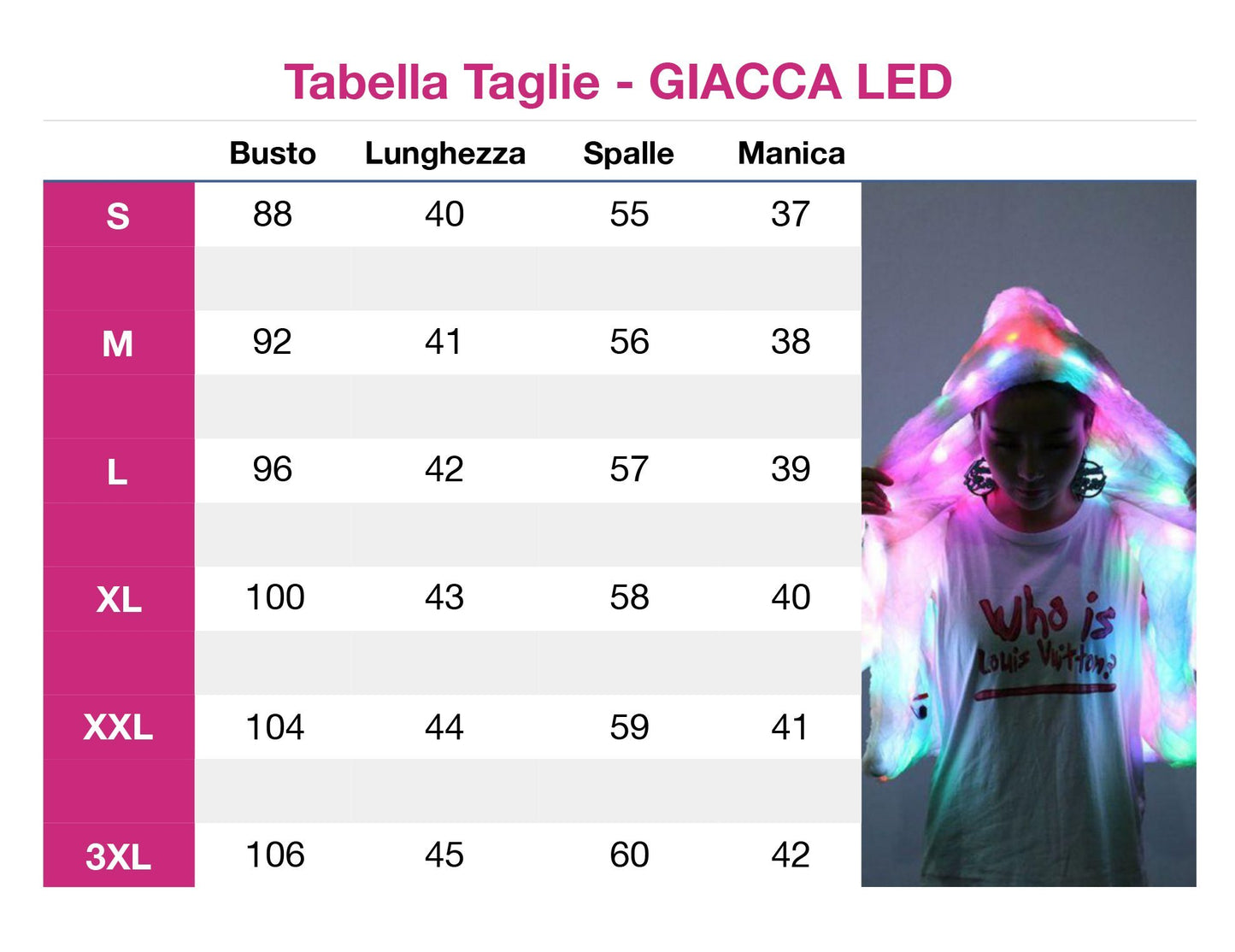 Led show jacket - Edaica