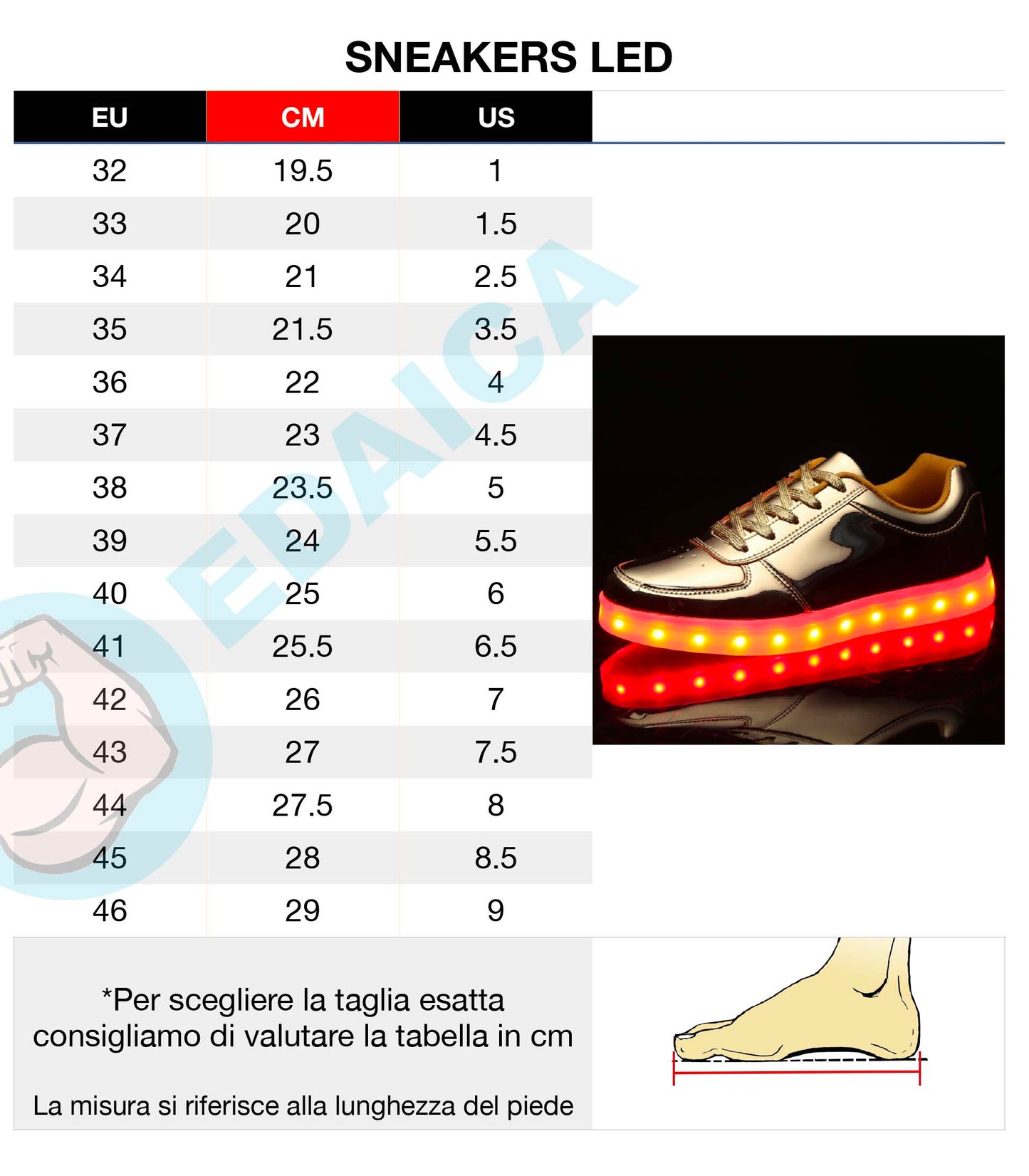 sneaker led